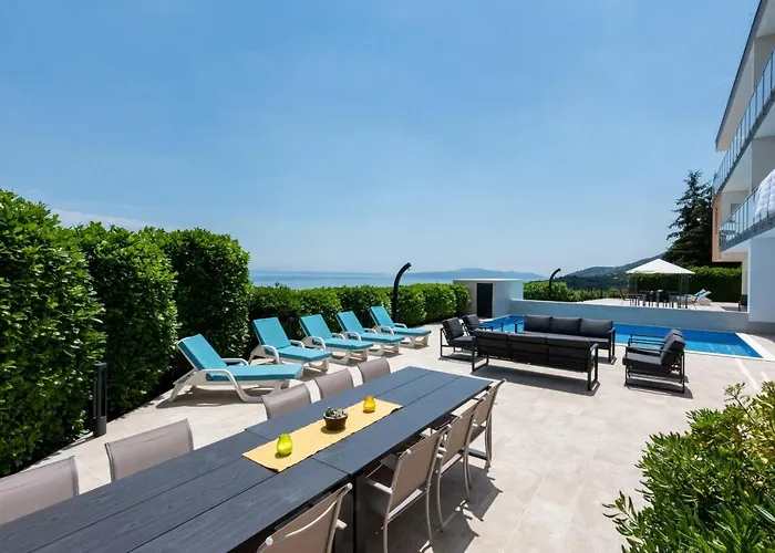 Vila Luxury Vista With Pool And Sea View Opatija